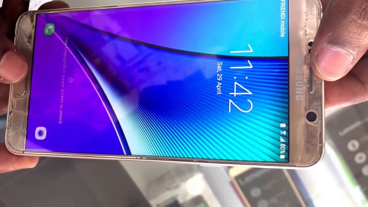 Samsung Note 5 Дисплей