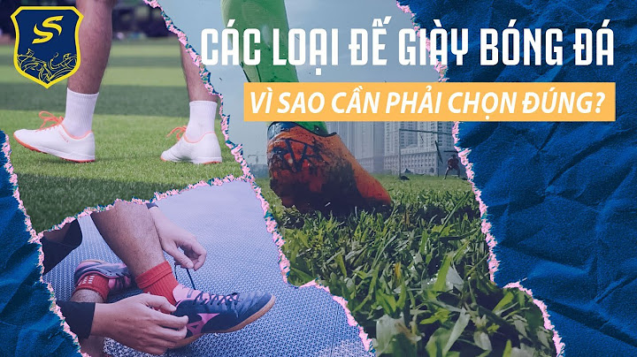 Giày đinh cỏ đá được sân cỏ nhân tạo