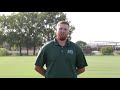 Baylor soccer field  verticutting