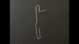 Turn large paper clips into a Christmas light hangers for your soffit.