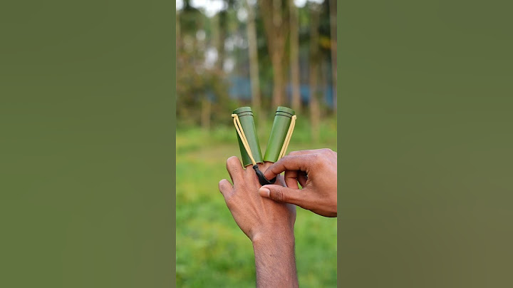 Bamboo Creations with Mini Slingshots #Bamboo #Diy #Slingshots #Bambooart #Mini