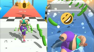 MAX LEVEL In Fat 2 Fit! All Levels IOS Android Gameplay !!! BIG UPDATE Level ( 1-5 )