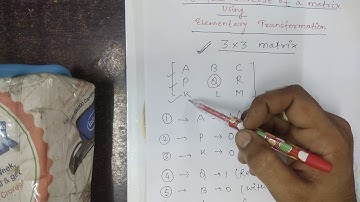 class 12th Elementary transformation 3 by 3 matrix, exercise 3.4 NCERT