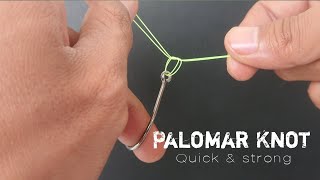 HOW TO TIE A PALOMAR KNOT - FISHING KNOT FOR HOOK, SWIVEL,LURES