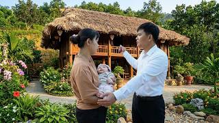 Single mother Trieu Diep was deeply moved when she saw the house that CEO Toan had gifted her. screenshot 2