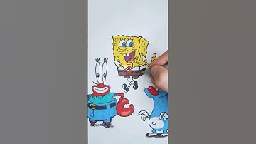 How to Draw SpongeBob SquarePants #shorts