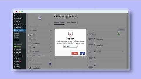 Customize my Account: User Registration & Membership for WordPress