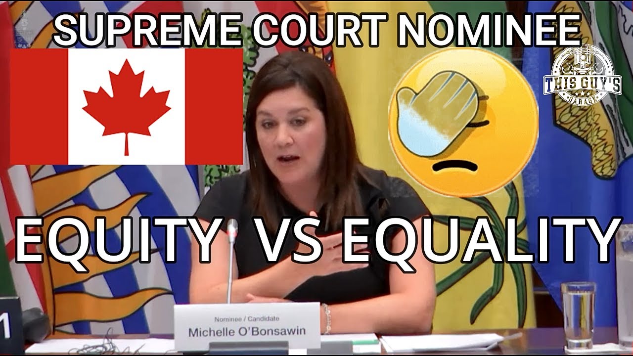 supreme court nominee equity vs equality YouTube