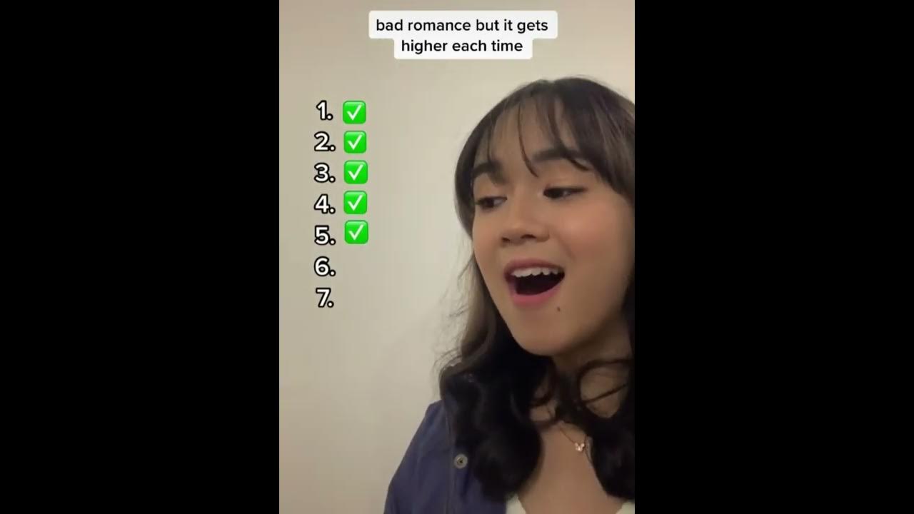 Bad romance challenge tiktok cover Alsa