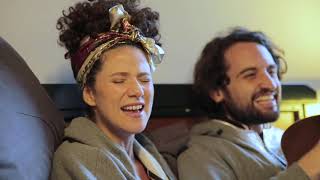 Video thumbnail of "Cyrille Aimee and Joshua Starkman perform "You Are My Sunshine" in bed | MyMusicRx #Bedstock 2018"