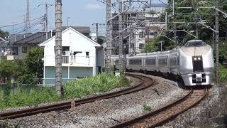 横須賀線を走る651系の急行「ぶらり横浜・鎌倉号」　2017年6月17日