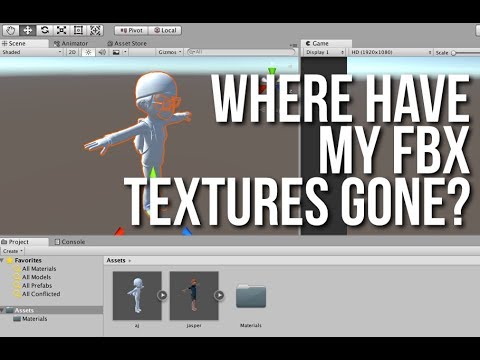 FBX Importing to Unity 2017/2018+ | Where did my textures go?