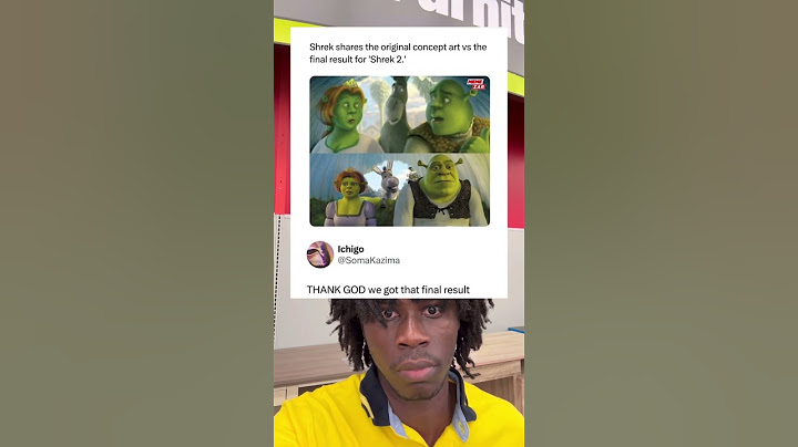 Shrek shares the original concept art vs the