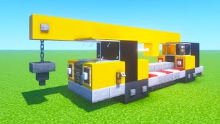 Minecraft Tutorial: How To Make A Crane Truck 