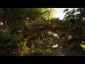 Enchanted elven forest ambience  peaceful sunny day  nature  water sounds  sleep focus relax