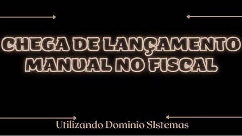 Importação de Entradas | Utilizando Sistema Domínio