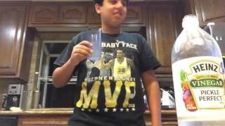 Drinking vinegar challenge newww