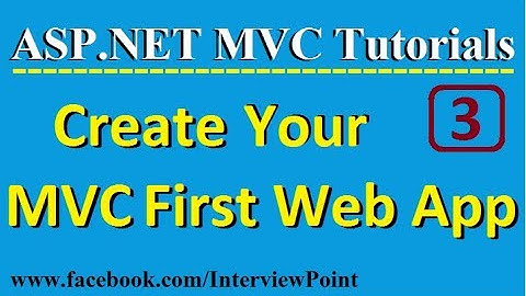 ASP.NET MVC First Application | PART-3 | Step By Step Create Your First MVC Demo Project