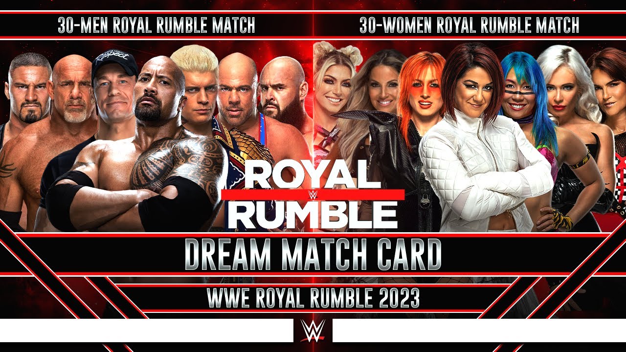 WWE Royal Rumble 2023 - Dream Card v2