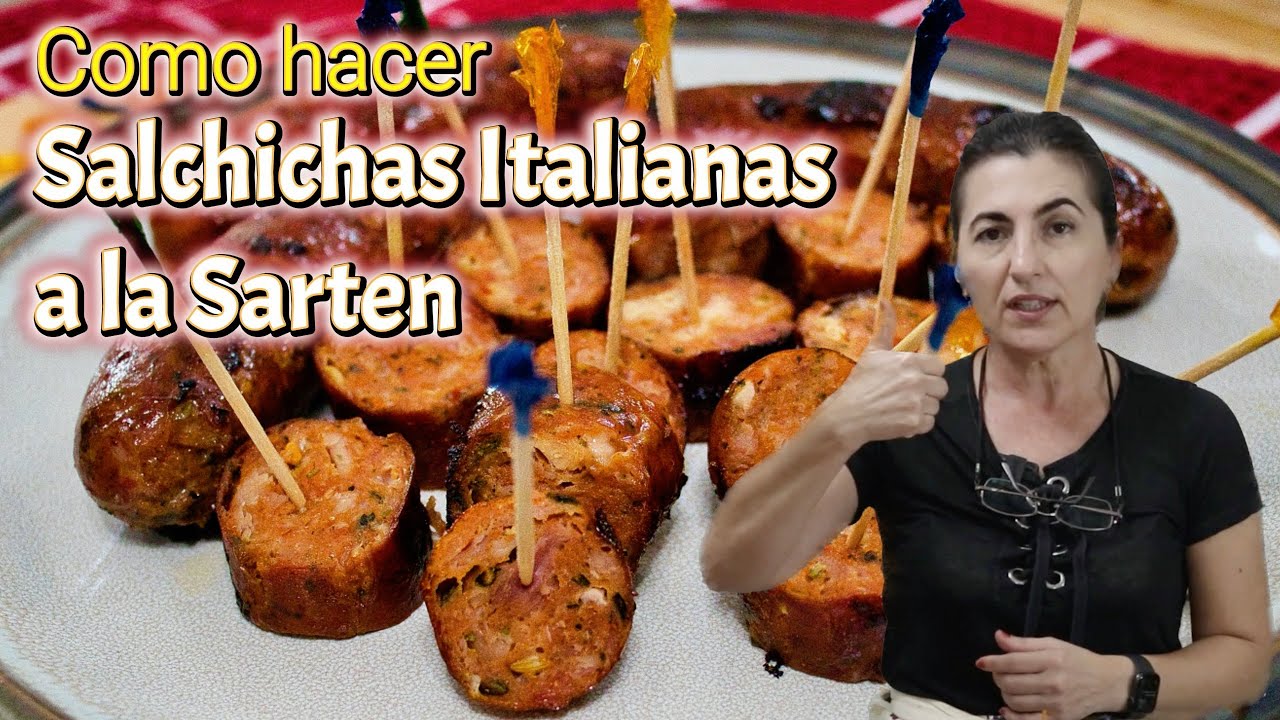 Tienes salchichas en casa? Receta de Salchichas Italianas a la Sartén!  ????‍? - YouTube