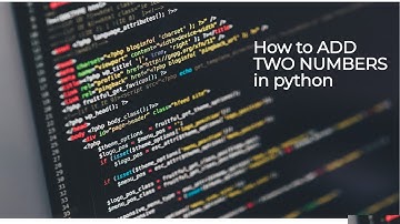 how to add two numbers in python | Telugu python Tutorials