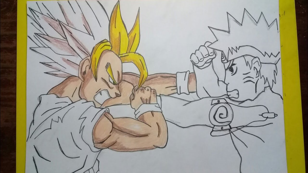 Goku e naruto - Desenho de ic_dns - Gartic