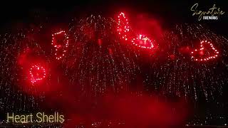 Signature Fireworks - Heart Shells