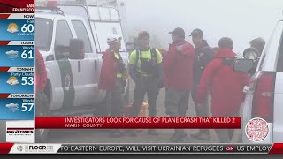 Investigators look for cause of Marin plane crash that killed 2