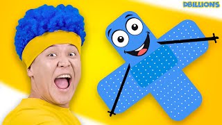 Boo-Boo! Put a Plaster On | D Billions Kids Songs