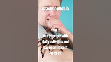Are you afraid of spiders? #arachnophobia #mentalhealth #shorts