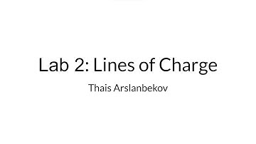 phys 2212 lab 2 lines of charge