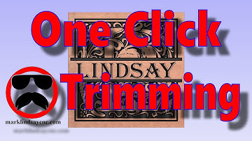 Trim Vectors With One Click - Design a Split Initial Monogram in Vectric Software