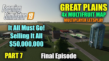 FS19 - Great Plains 4x Multifruit Map Live Multiplayer Letsplay Part 7