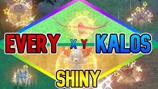 Catching EVERY Shiny from the Kalos Region in Pokemon Violet | Shiny Kalos Quest