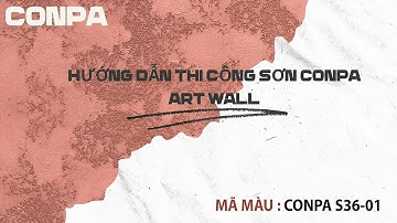 Thi công sơn cát Conpa Art Wall - Dụng cụ số 01- Hotline - 0931927778   Conpa Viet nam