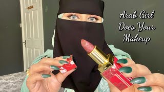 ASMR - ARAB GIRL DOES YOUR MAKEUP (Roleplay) 