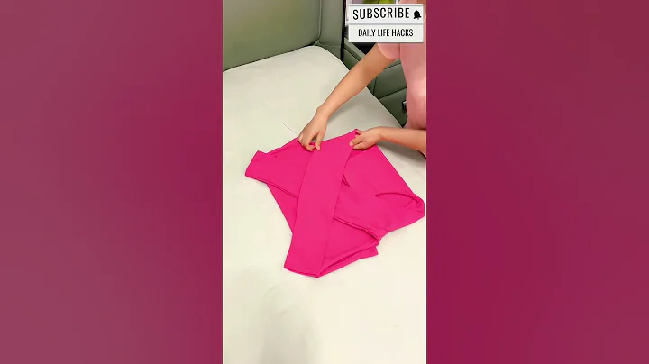 Folding Techniques For Clothes 26 #diyideas  #dailyhacks  #youtubeshorts   #shorts