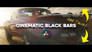 Cinematic Black Bars - Davinci Resolve Tutorial