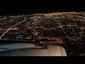 American Airlines 58 Night Approach, Landing, and Taxi At Los Angeles | LAX | Airbus A321