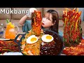 🔥실비파김치+잡채짜장면🍜딱 맛있게  매운 선화동실비김치엔 잡채짜장밥이 꿀조합👩‍🍳(Ft.앱솔루트칵테일)KIMCHI MUKBANG ASMR EATINGSHOW REALSOUND 요리