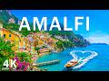Amalfi Coast 4K 🇮🇹 Breathtaking Cliffs & Seaside Paradise – Deep House Chill 🎵