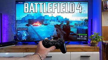 BATTLEFIELD 4 On PS3 Super SLIM Looks AMAZING | 65" 4K ULED TV POV |