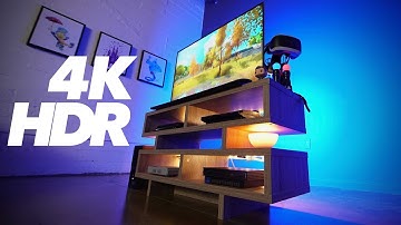 PS4 Pro HDR 4K Ultimate Gaming Setup!