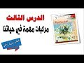 مركبات مهمة في حياتنا العلوم والحياة الصف السابع 7 المنهاج الفلسطيني 