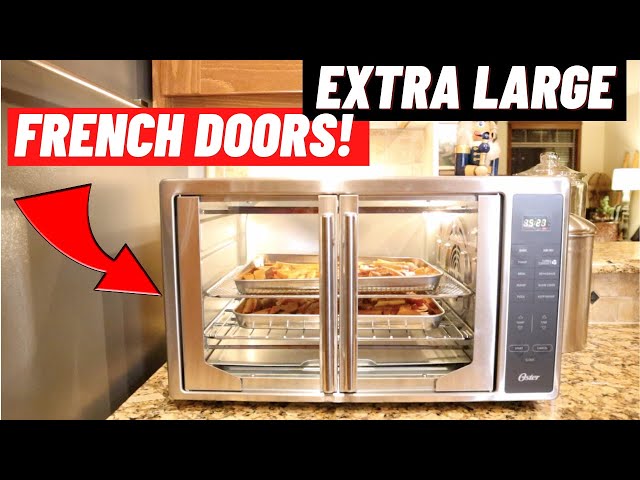 Baking on Oster Extra Large French Door Air Fry Countertop Toaster  Oven｜TikTok Search