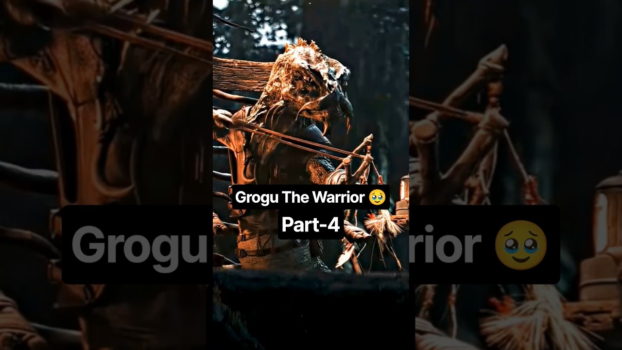 Grogu Saved by Alien  Grogu Best Scene🥹 #edit #movie #series #mandalorianandgrogu #hollywood #alien