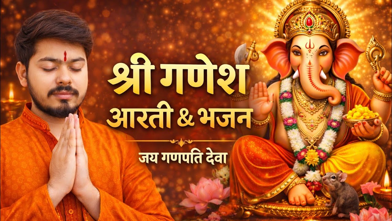 श्री गणेश आरती & भजन 🙏 | जय गणपति देवा | Gopal Seekwal | All About Gopal | viral bhajan 