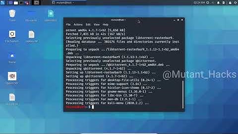 How to install torrent on linux | kali linux qbittorrent