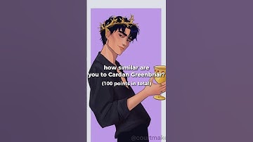 How similar are you to Cardan?? #cardangreenbriar #folkofair #cruelprince #judeduarte
