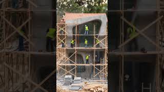 Modern house building timelapse #restoration #home #airestoration #beforeandafter #construction